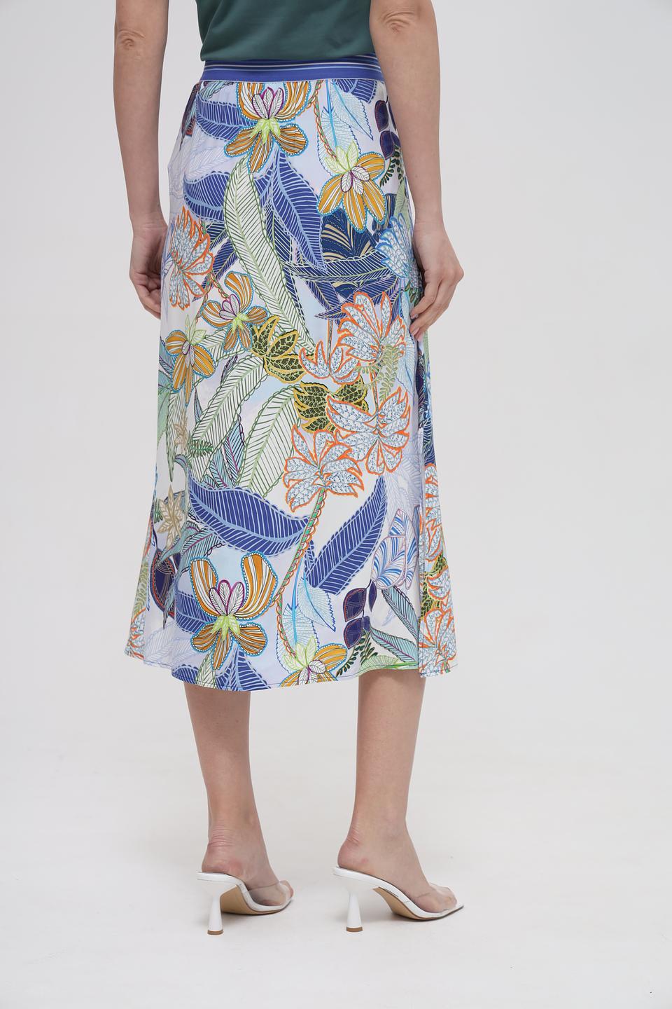 Юбка Bianca с тропическим принтом