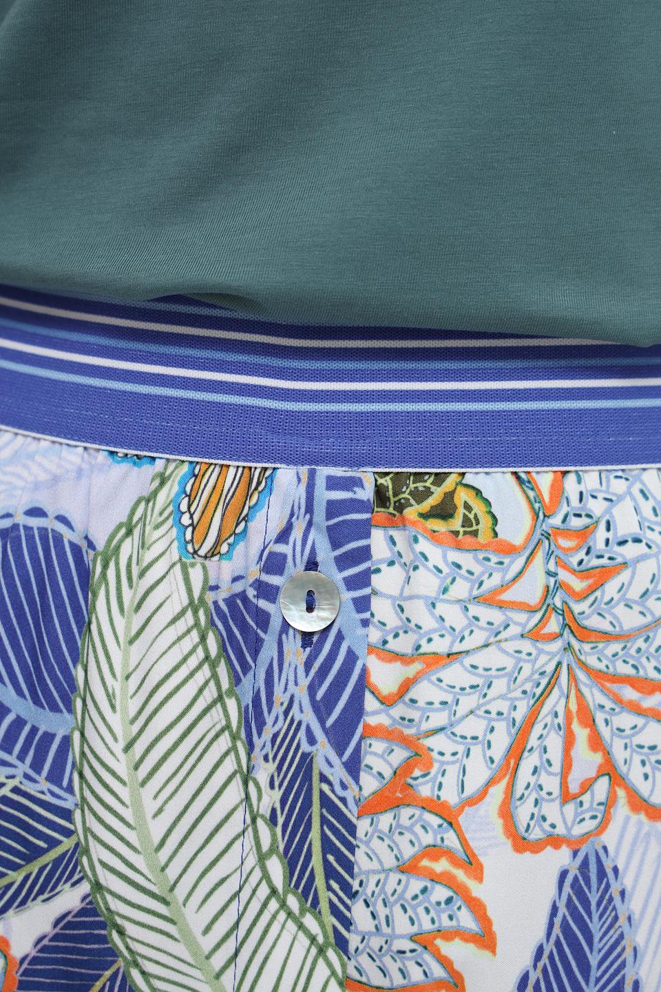 Юбка Bianca с тропическим принтом