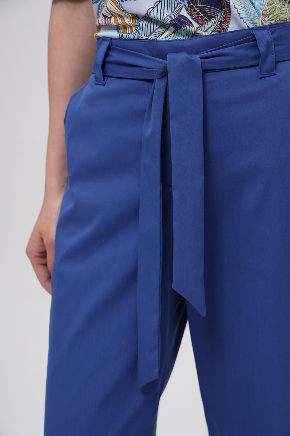 Бриджи Bianca с поясом синие