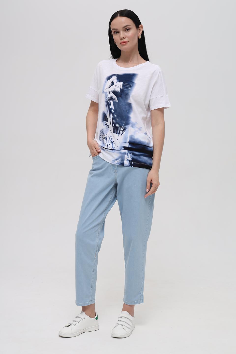 Футболка Lecomte с принтом пальм