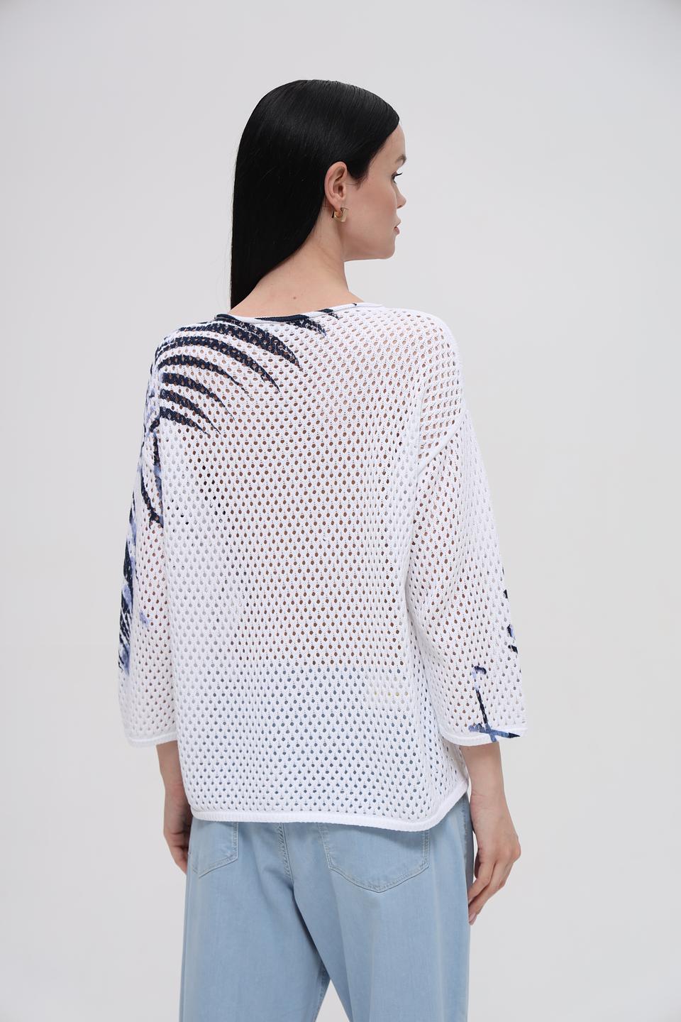 Пуловер Lecomte с принтом