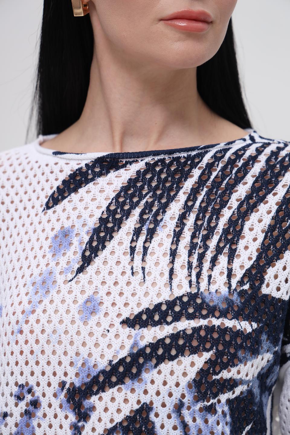 Пуловер Lecomte с принтом