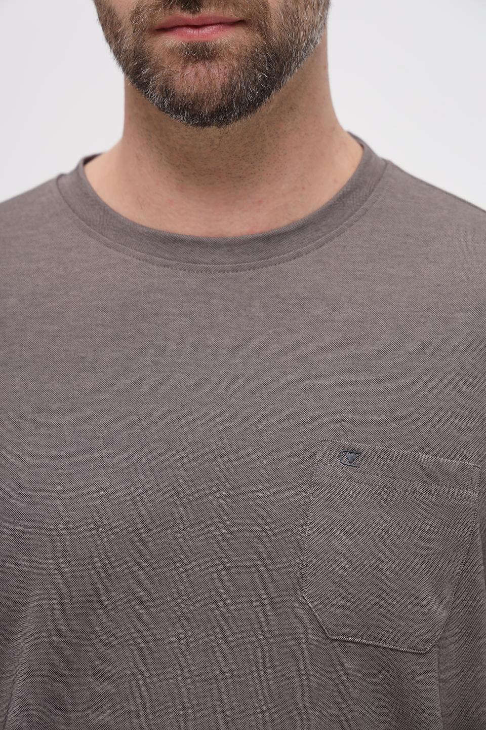 Футболка Casa Moda с карманом серая