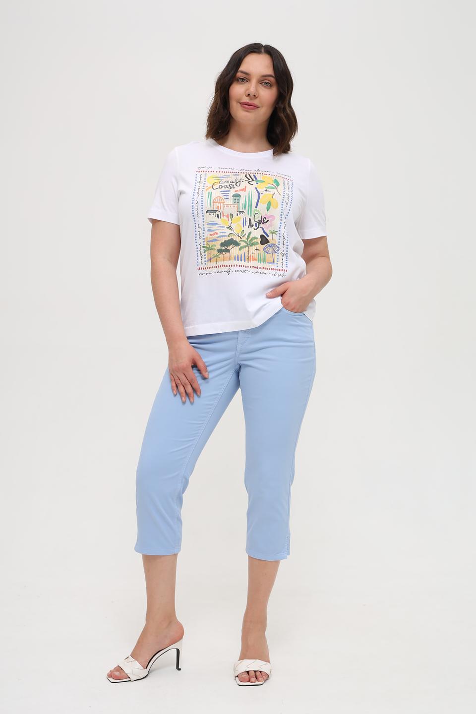 Капри Oui голубые