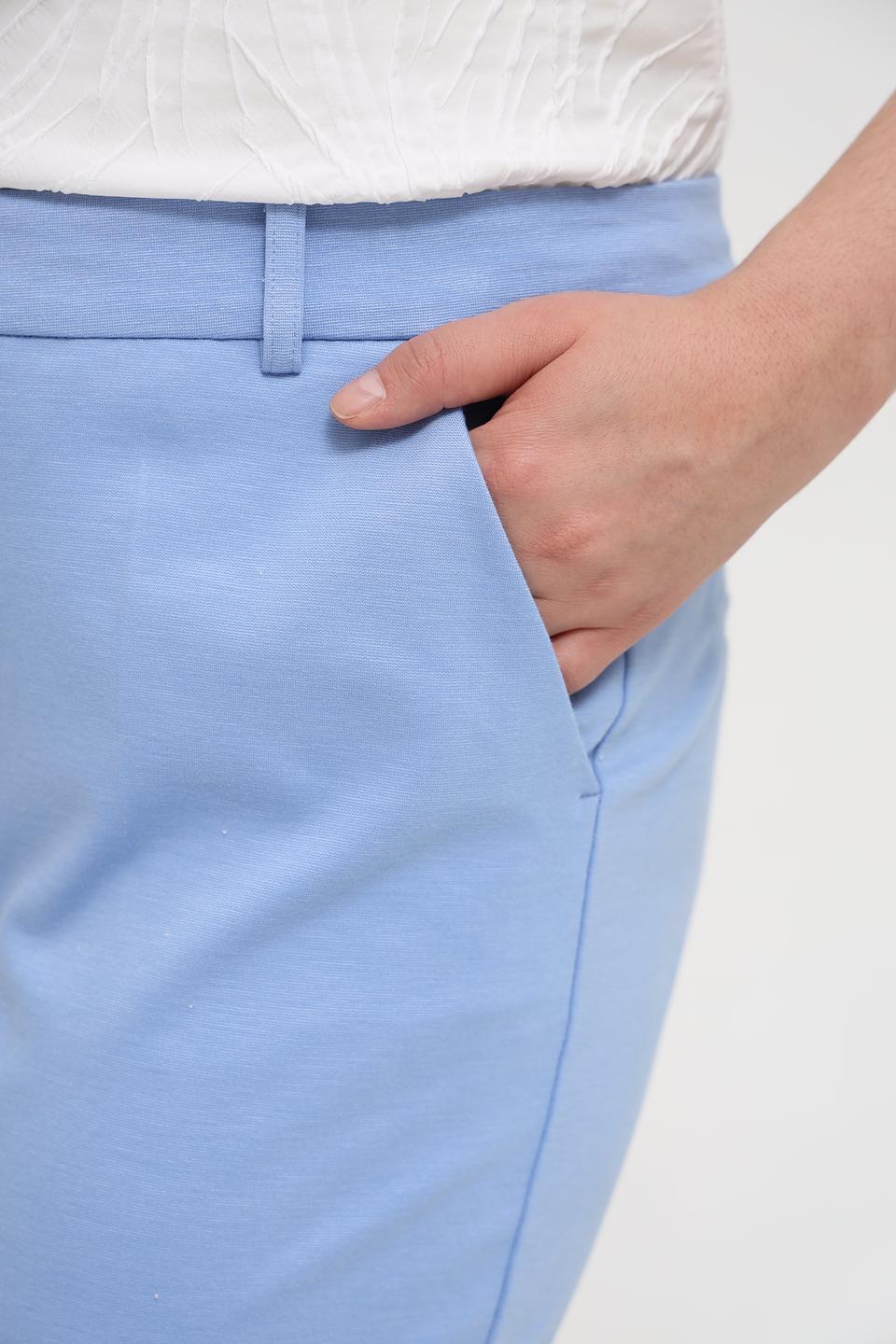 Брюки классические Oui голубые
