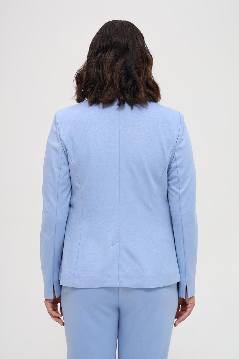 Жакет Oui приталенный голубой