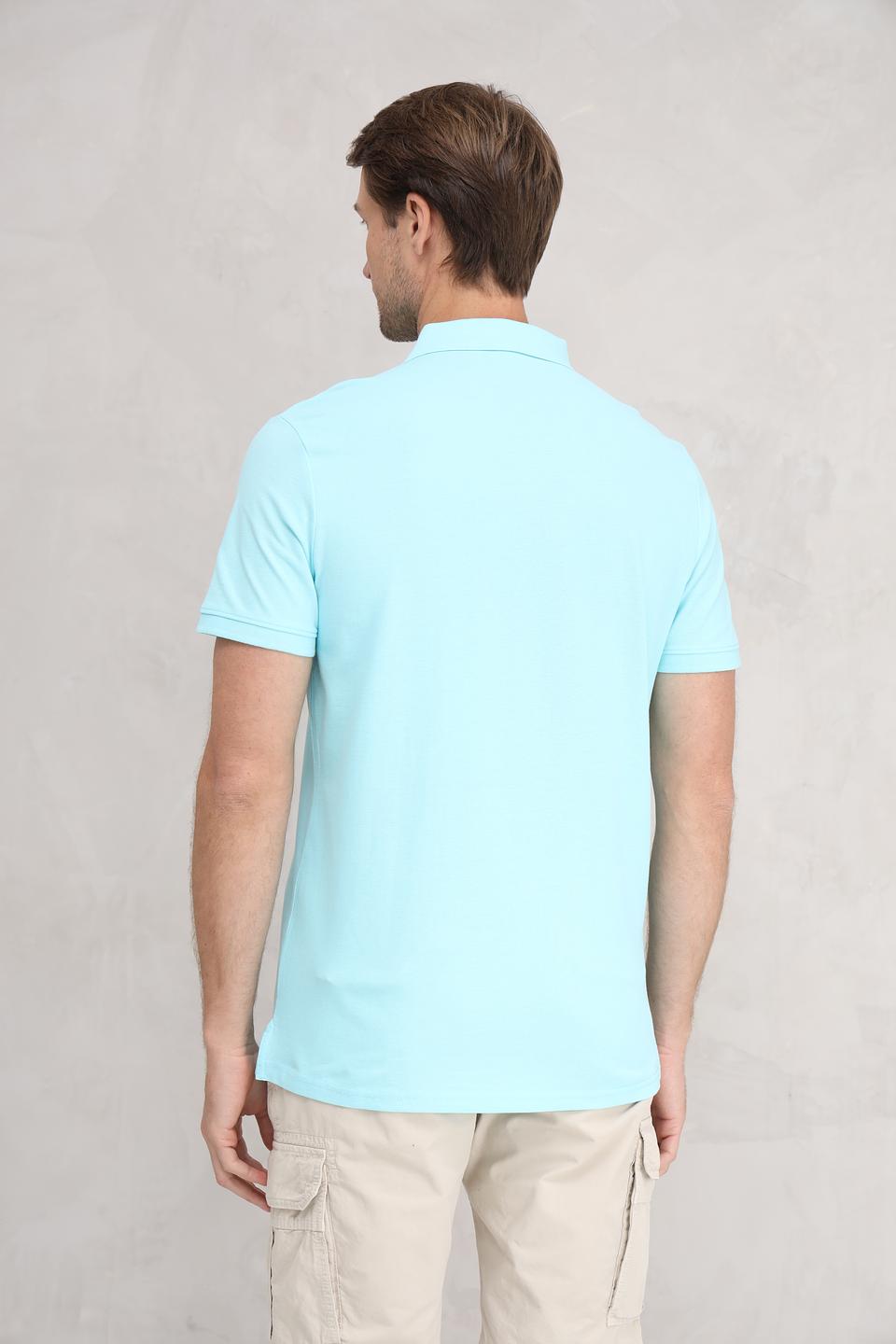 Поло Tom Tailor голубое