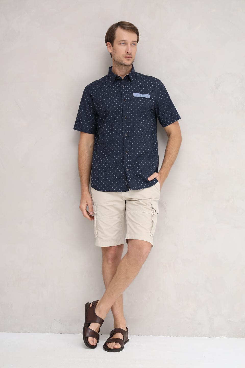 Рубашка кр Tom Tailor в горошек