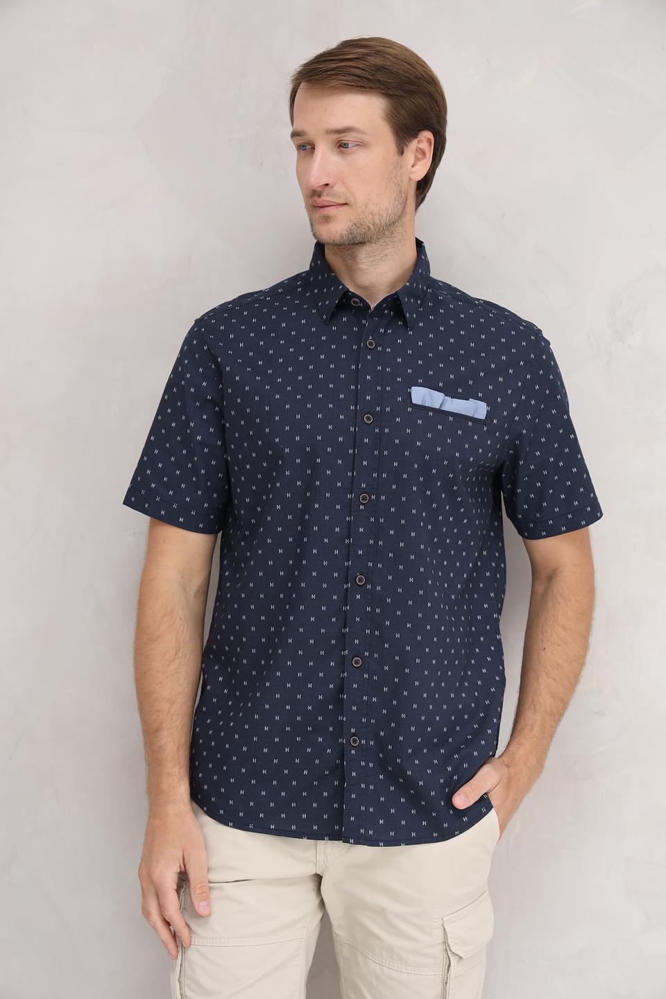 Рубашка кр Tom Tailor в горошек