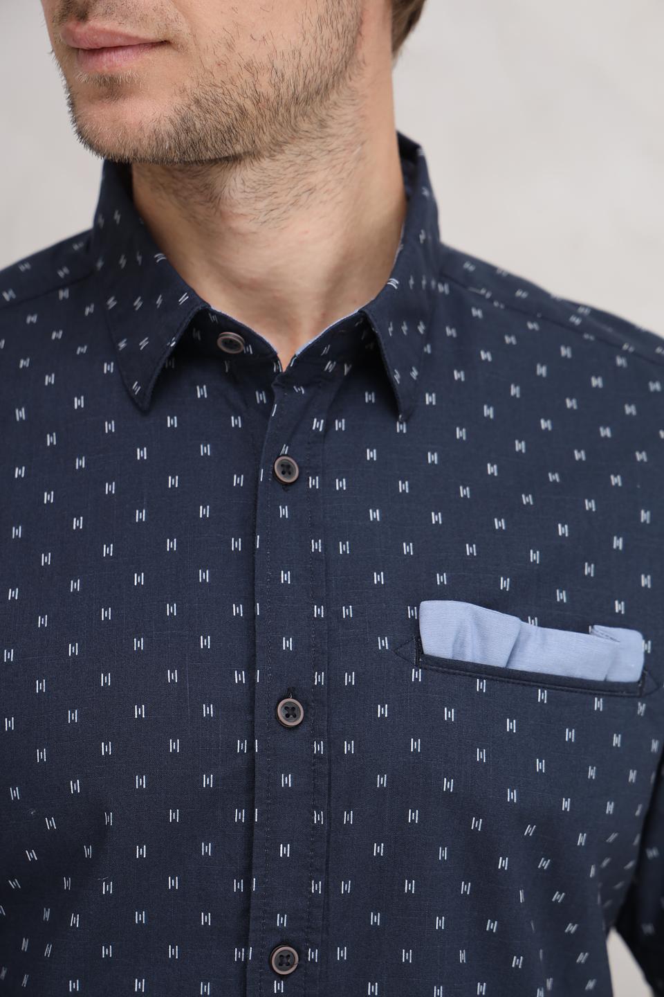 Рубашка кр Tom Tailor в горошек