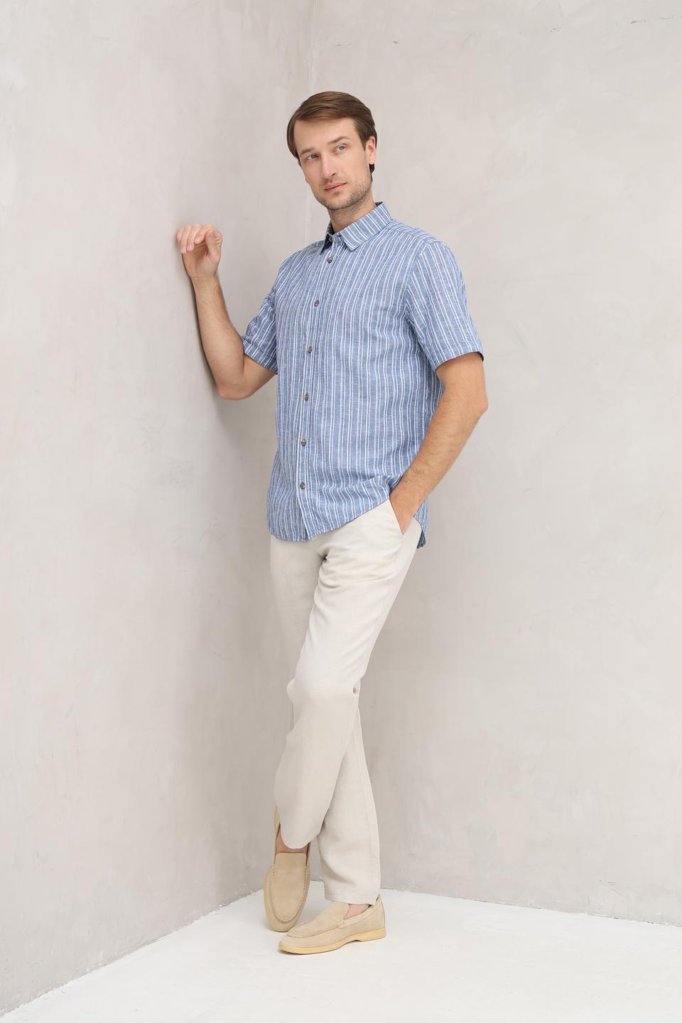 Рубашка кр Tom Tailor в полоску