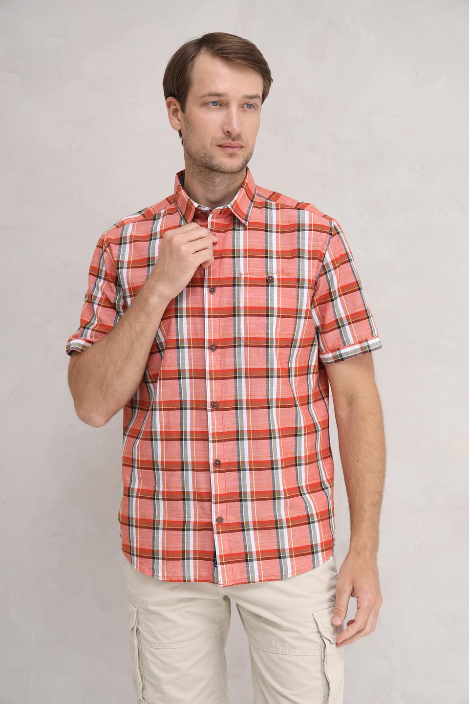 Рубашка кр Tom Tailor в клетку