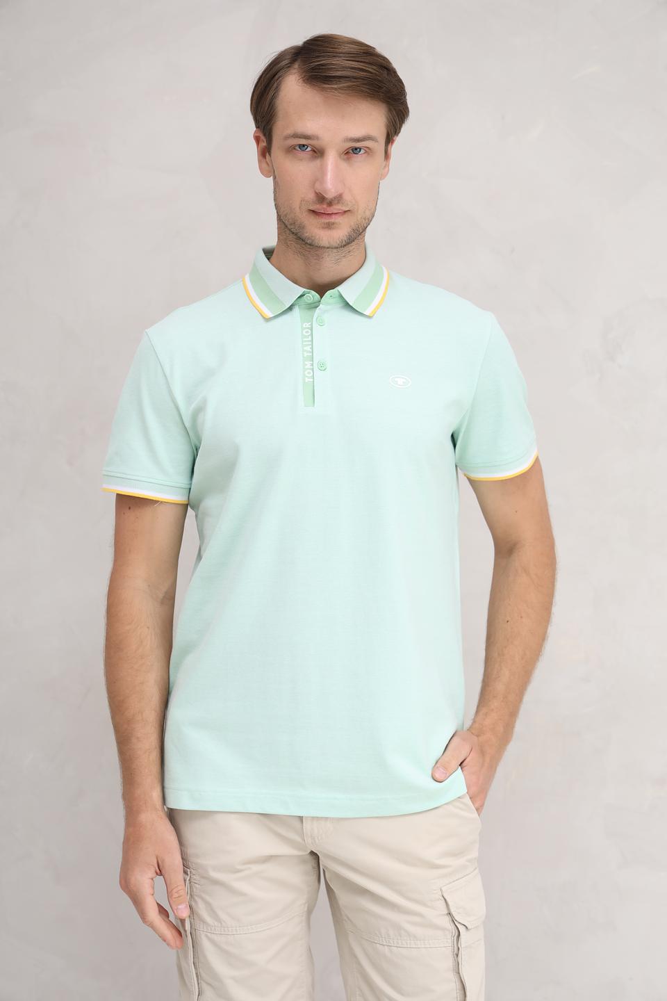 Поло Tom Tailor мятное