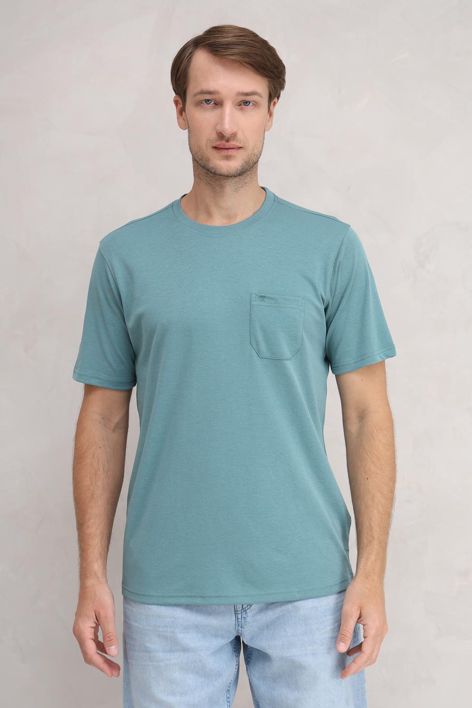 Футболка Casa Moda с карманом мятный