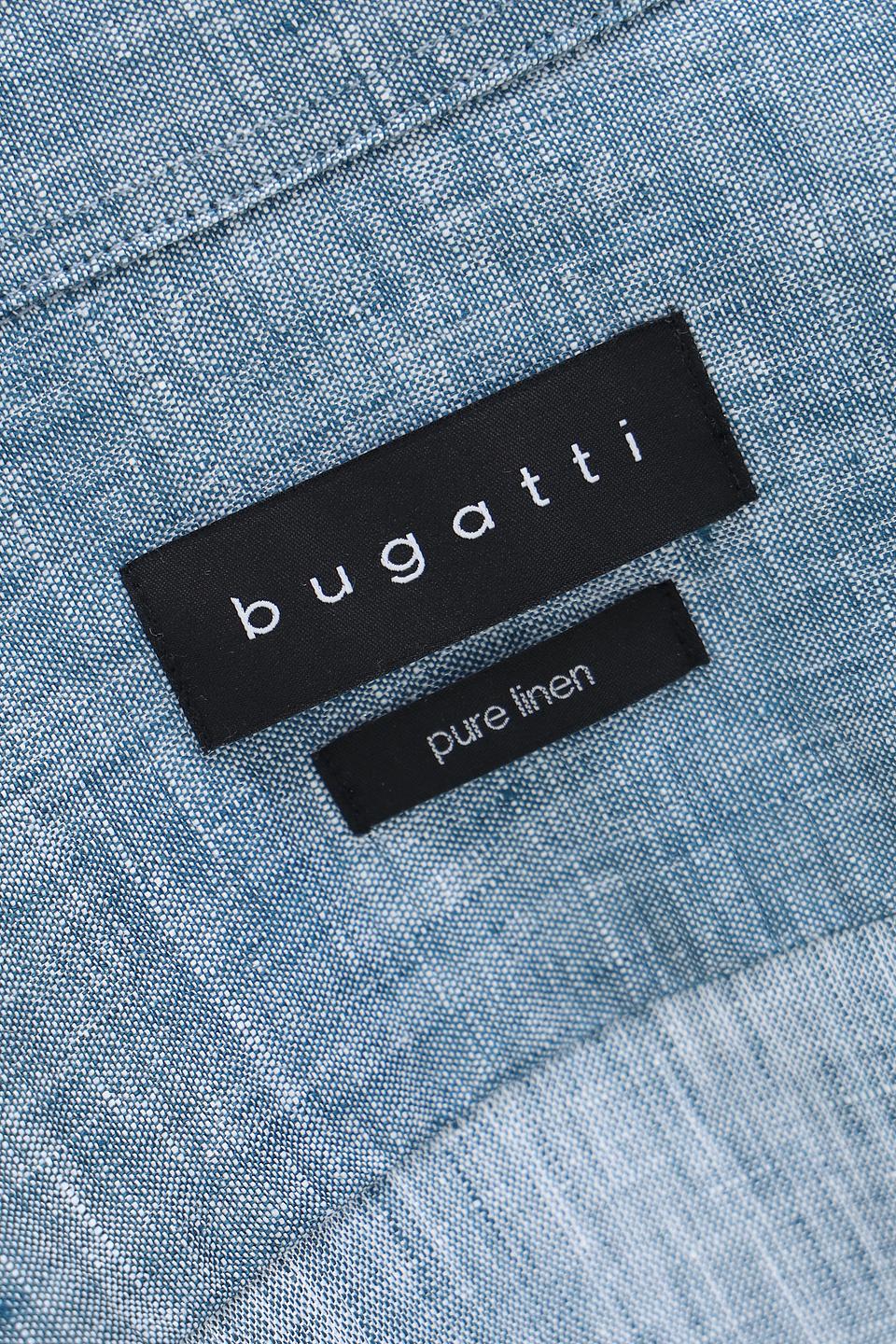 Рубашка кр Bugatti голубая