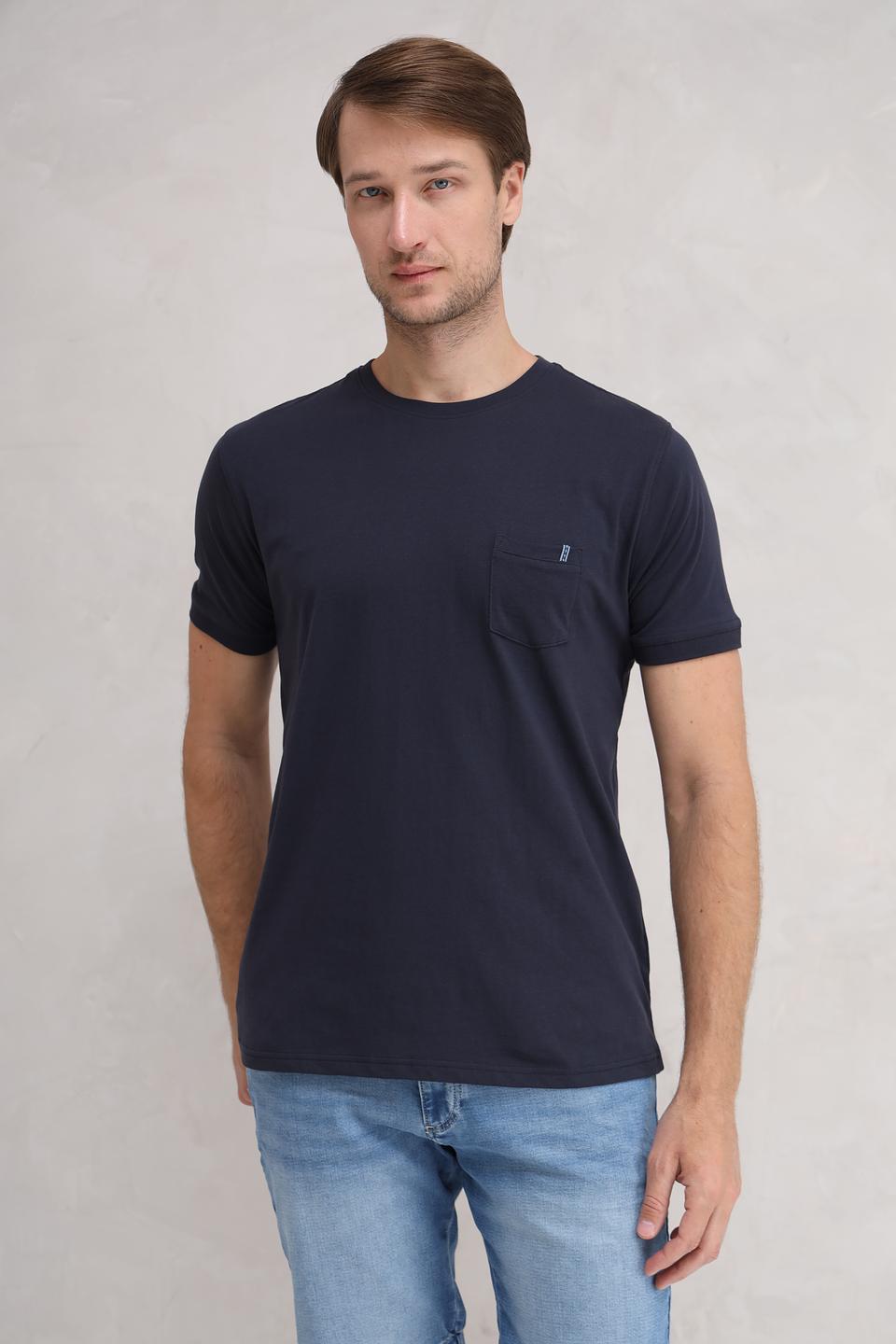 Футболка Sea Barrier с карманом темно-синяя