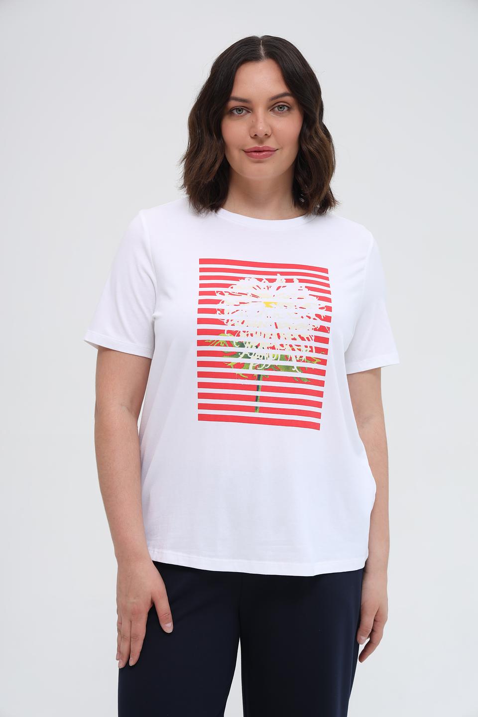 Футболка Samoon с принтом