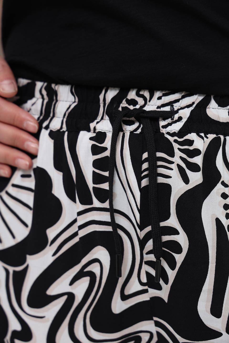 Брюки Via Appia DUE с принтом