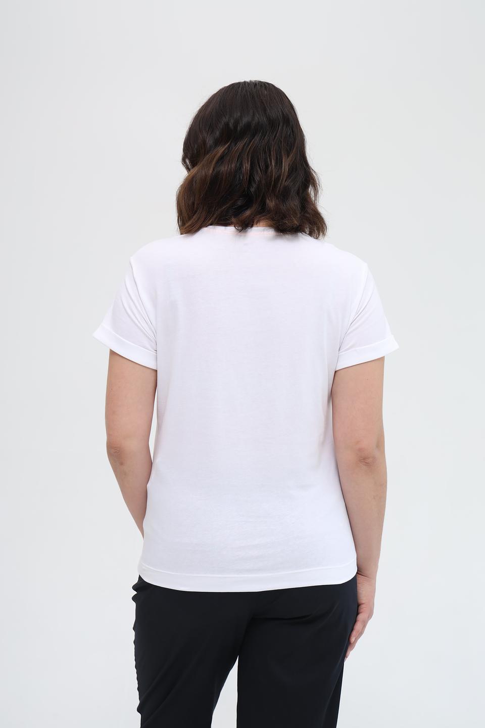 Футболка Gerry Weber EDITION белая с принтом