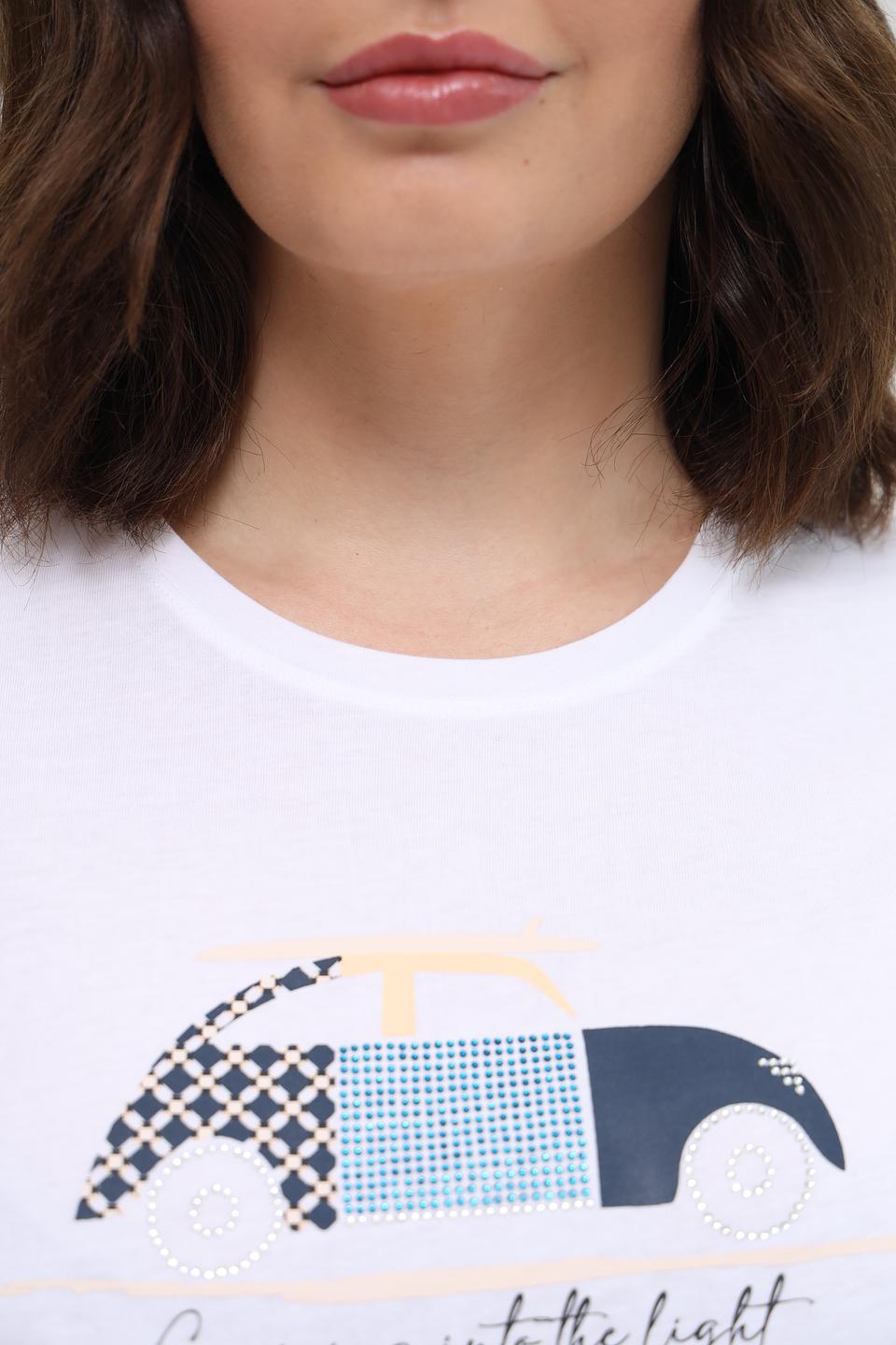 Футболка Gerry Weber EDITION белая с принтом