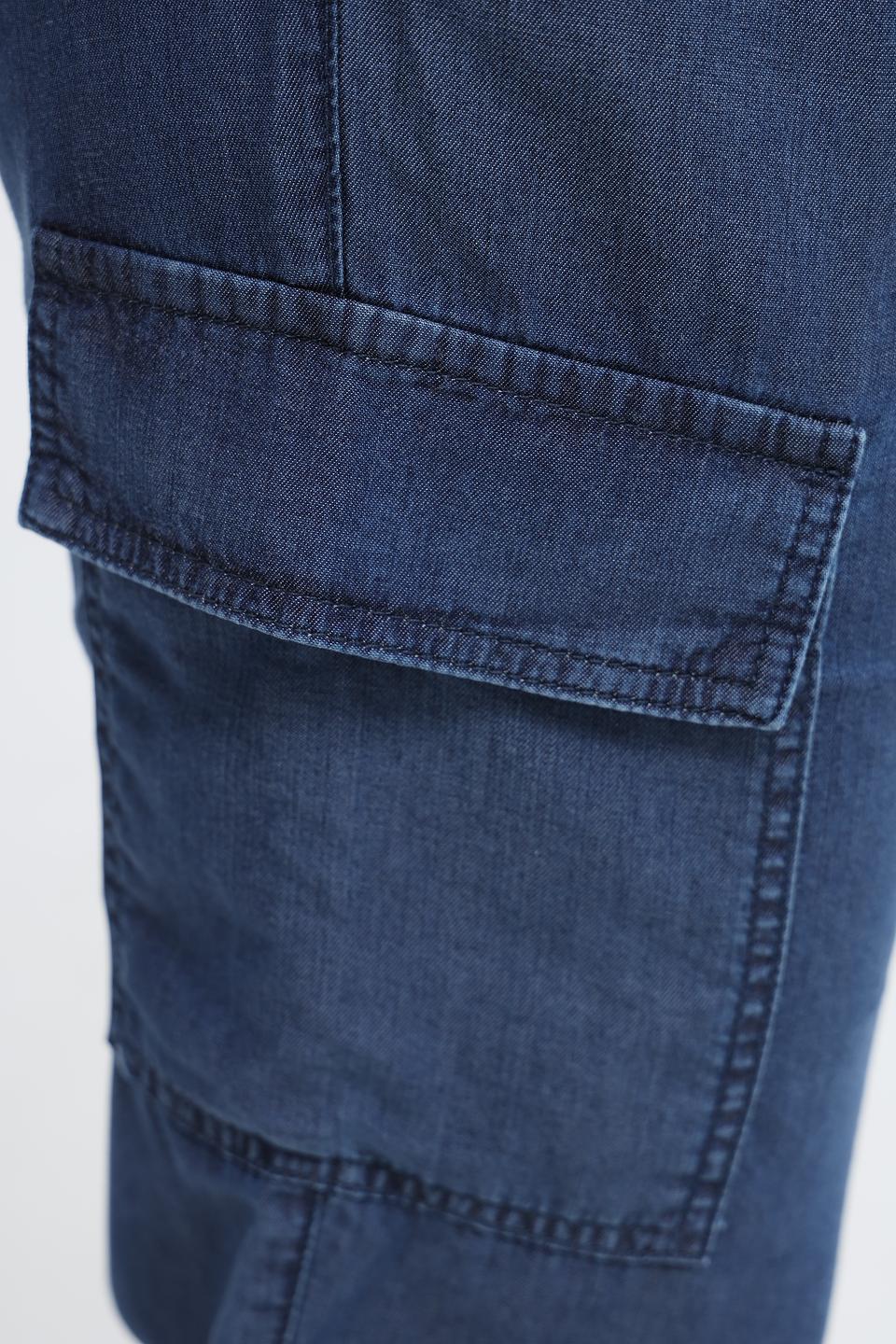 Джинсы карго Rabe collection синие