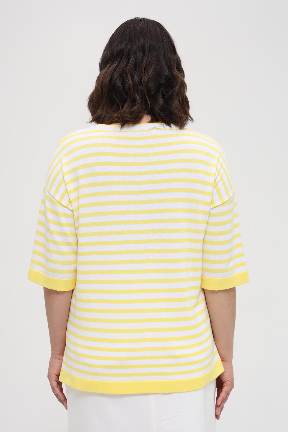 Пуловер Oui с лимоном