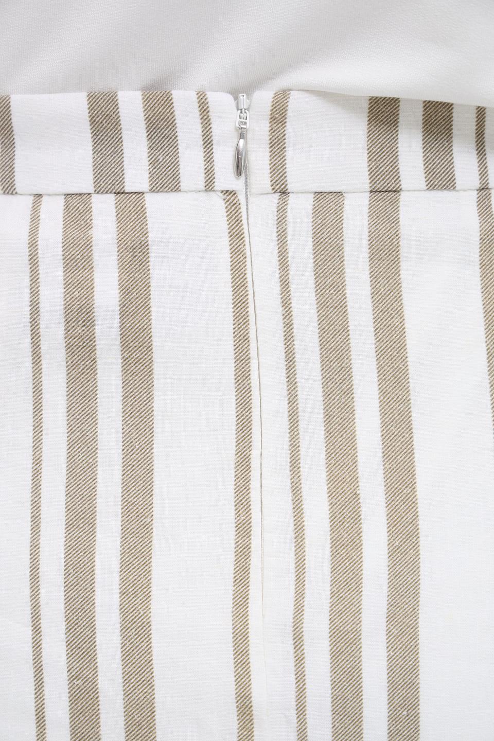 Юбка Gardeur в полоску бежевая