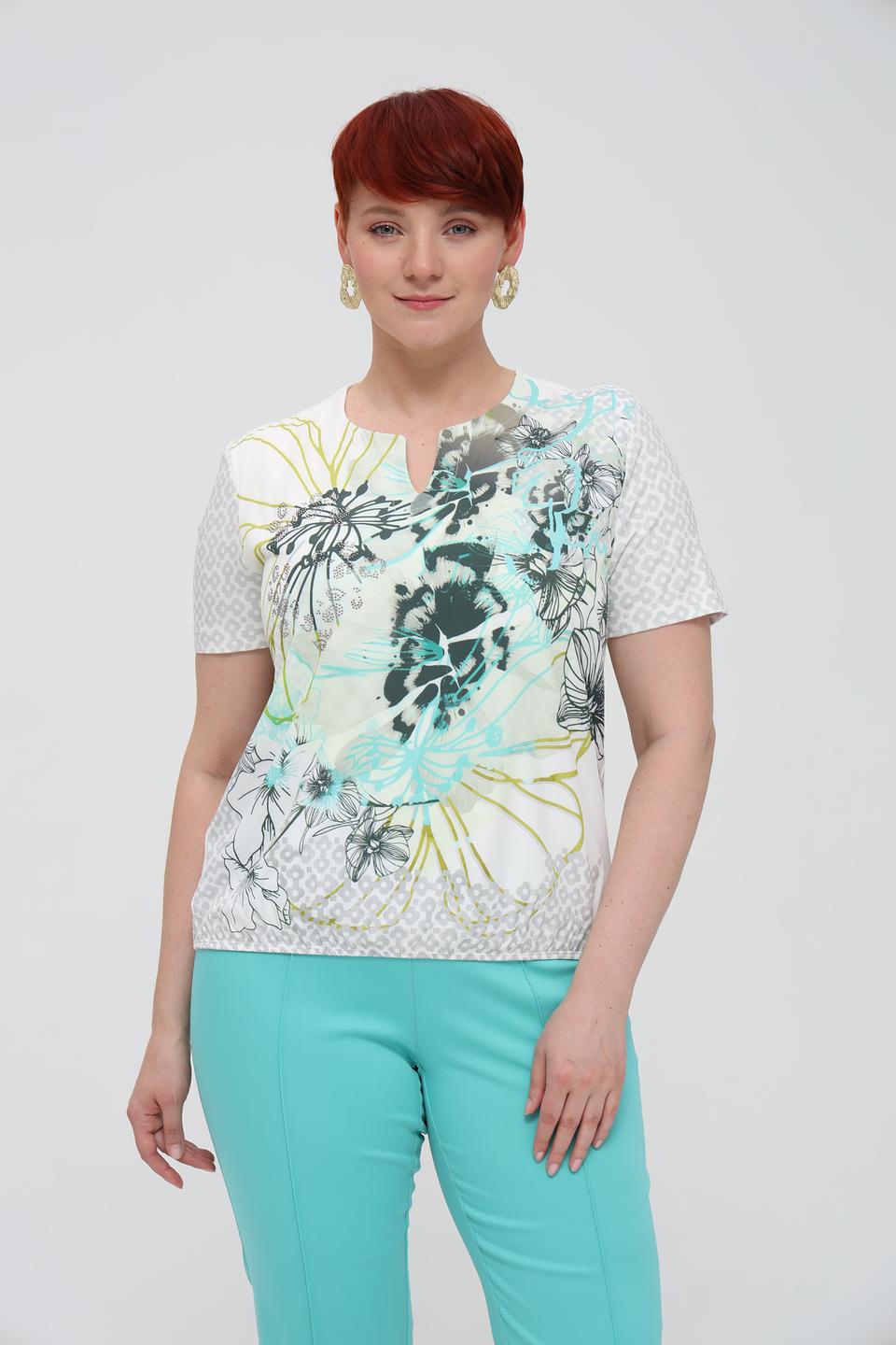 Блуза Frank Walder с цветочным принтом