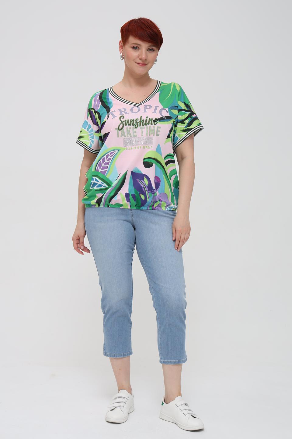 Джинсы капри Via Appia голубые