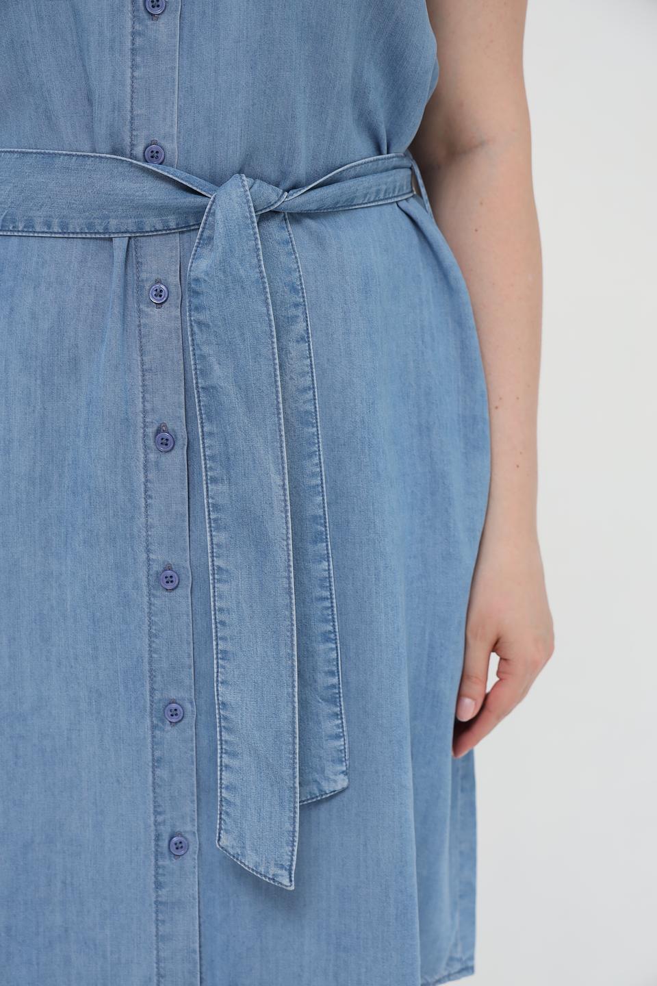 Платье Marc Aurel джинсовое с поясом