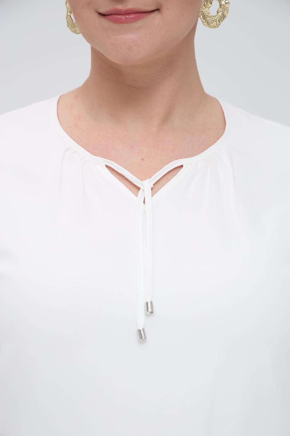 Блуза Frank Walder с завязками белая