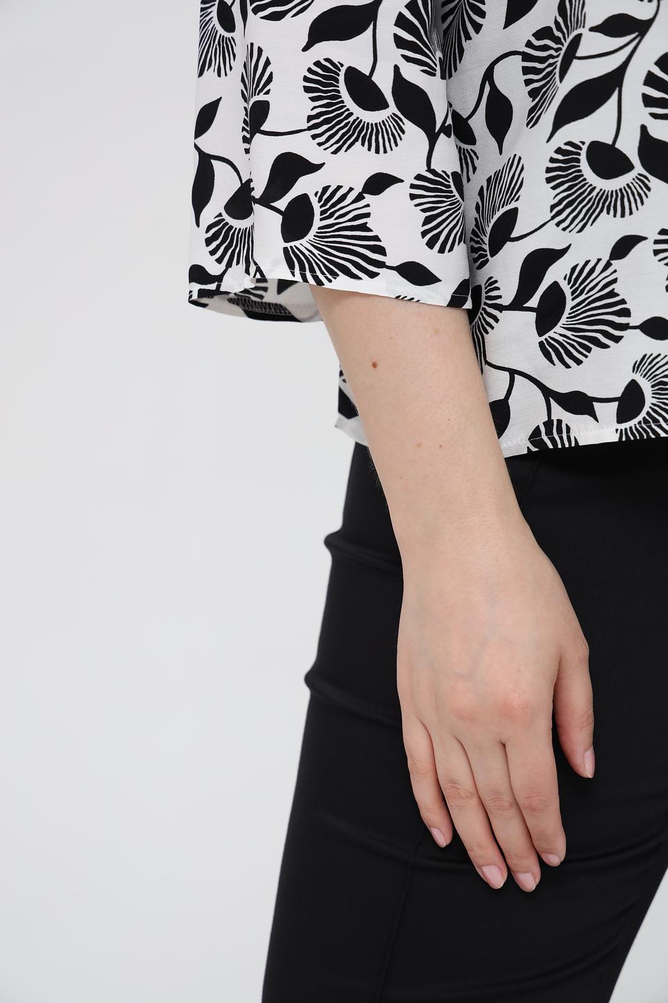 Блуза Frank Walder с цветочным принтом