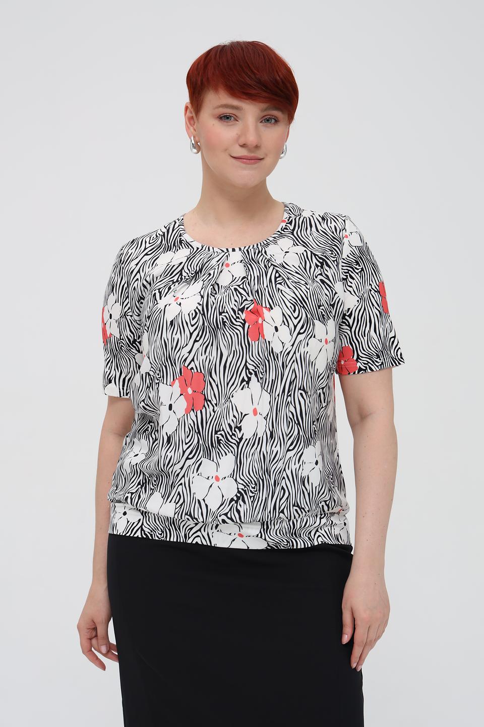 Блуза Frank Walder с цветочным принтом