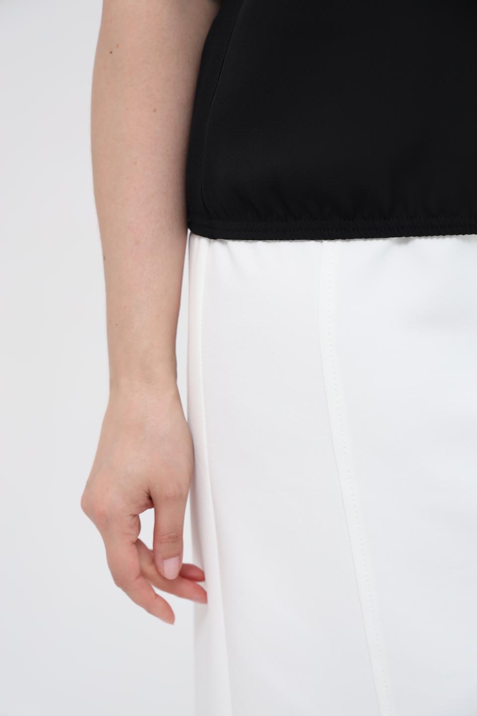 Блуза Frank Walder с завязками чёрная