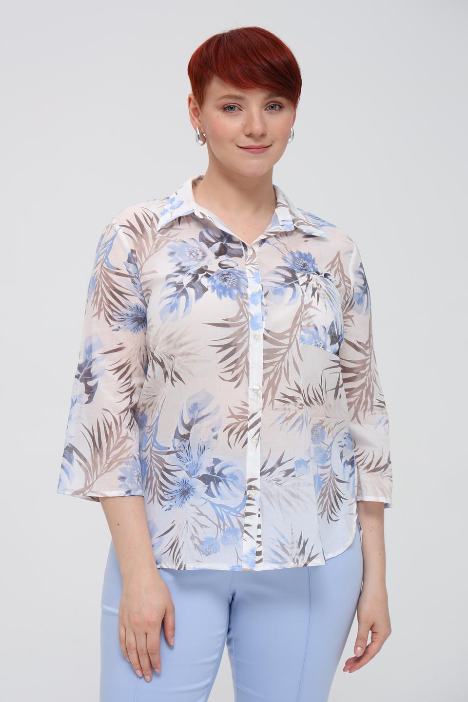 Блуза Frank Walder с цветочным принтом