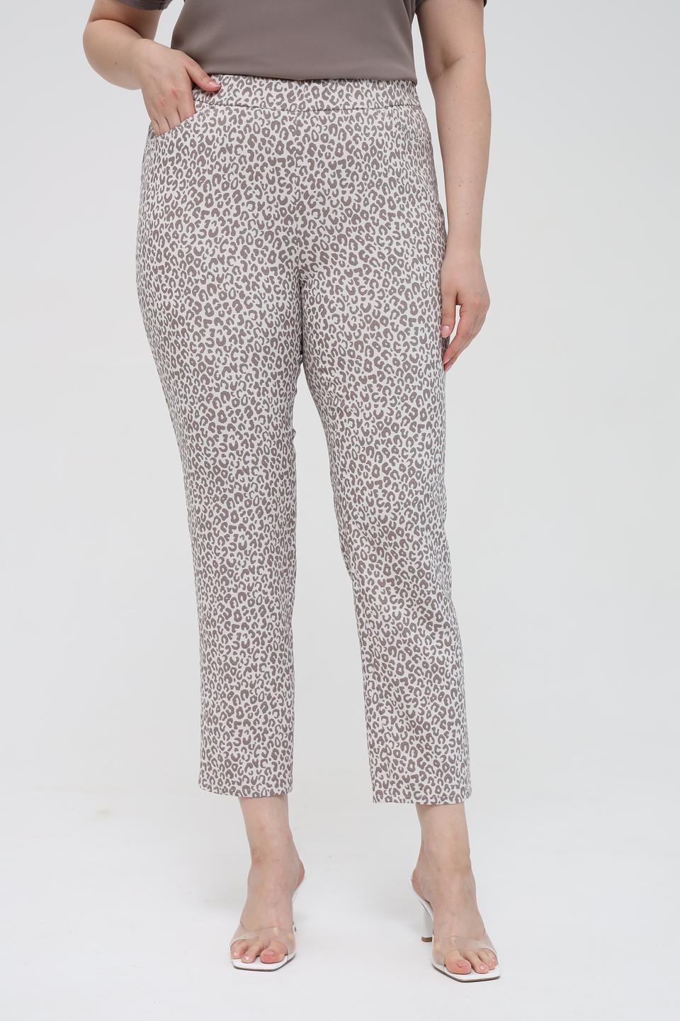 Брюки Frank Walder с леопардовым принтом