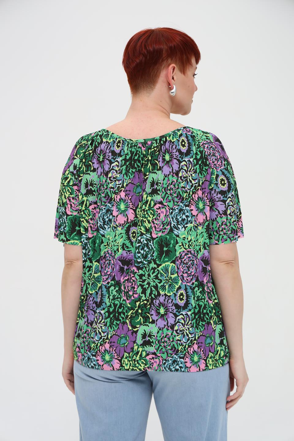 Блуза Via Appia с цветочным принтом