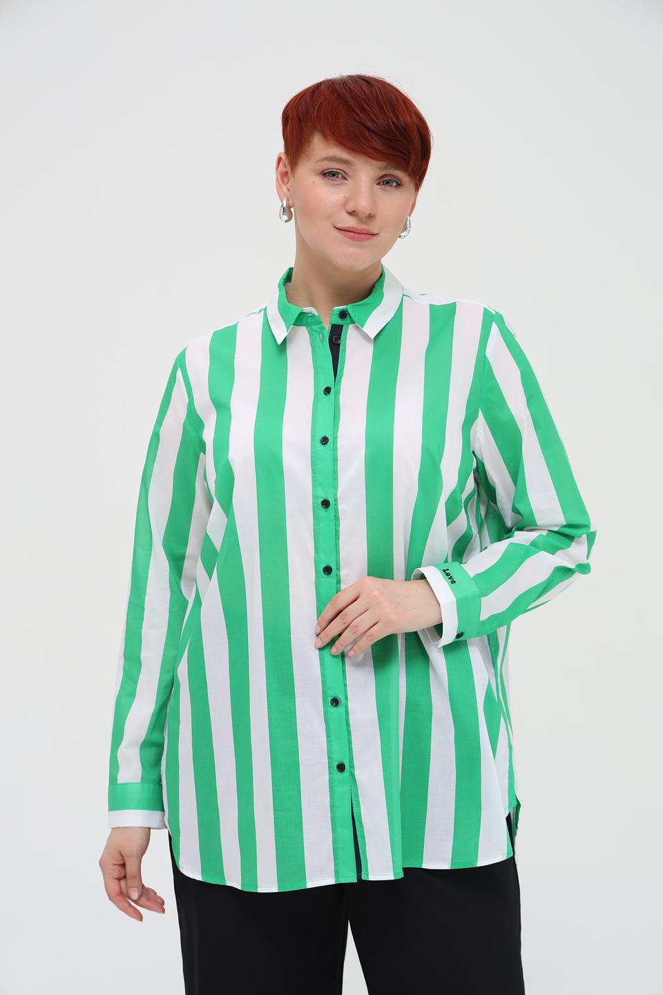Рубашка Frapp в полоску