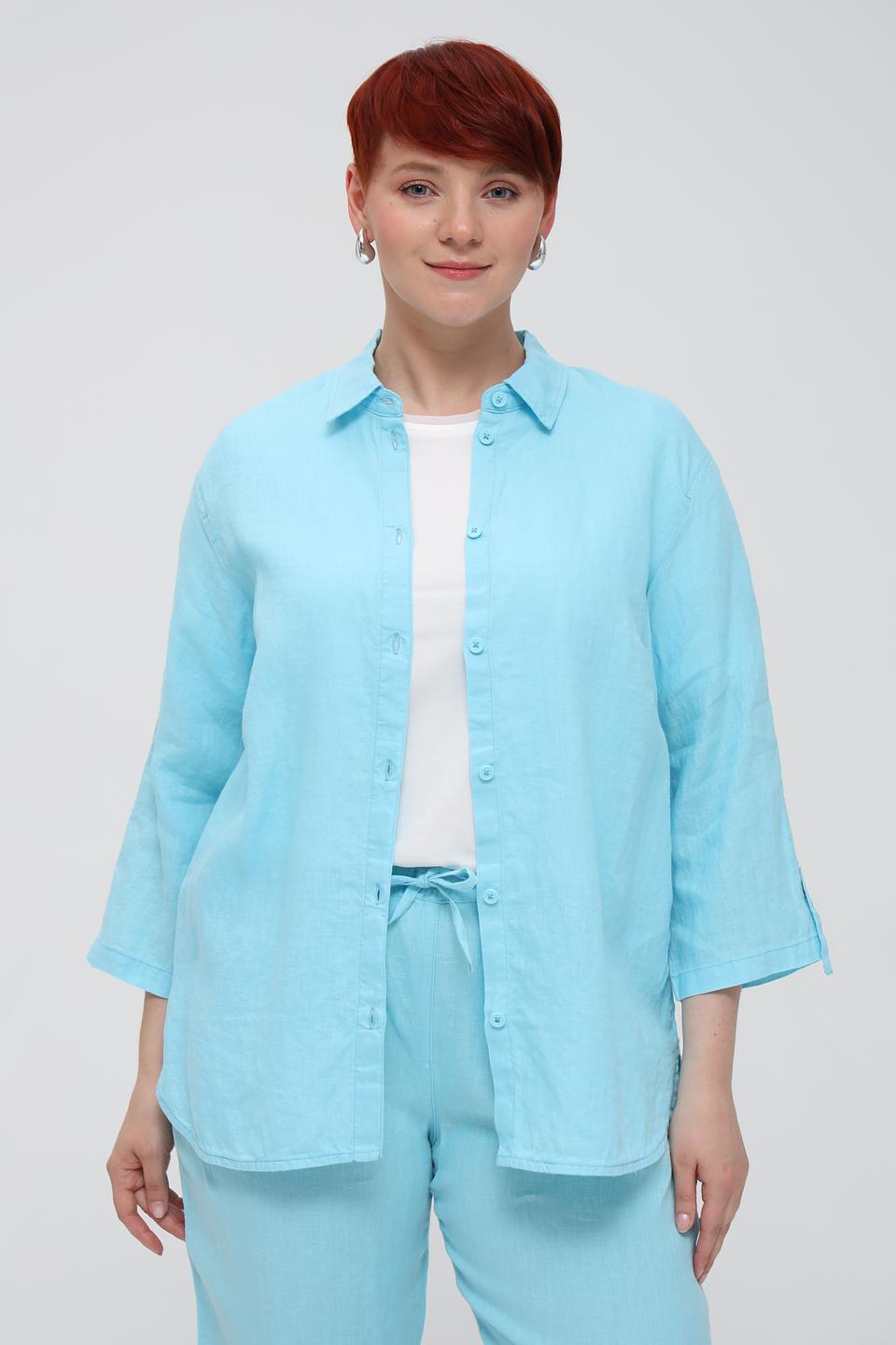 Рубашка Rabe collection голубая