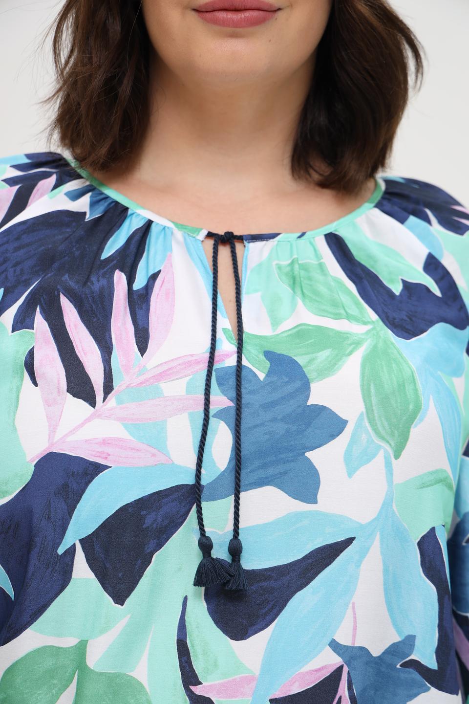 Блуза Rabe collection с цветочным принтом