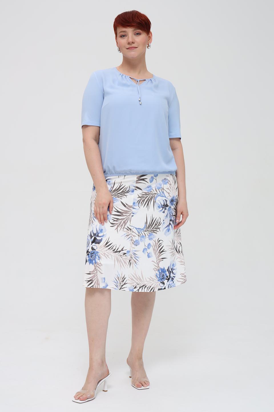 Юбка Frank Walder с цветочным принтом