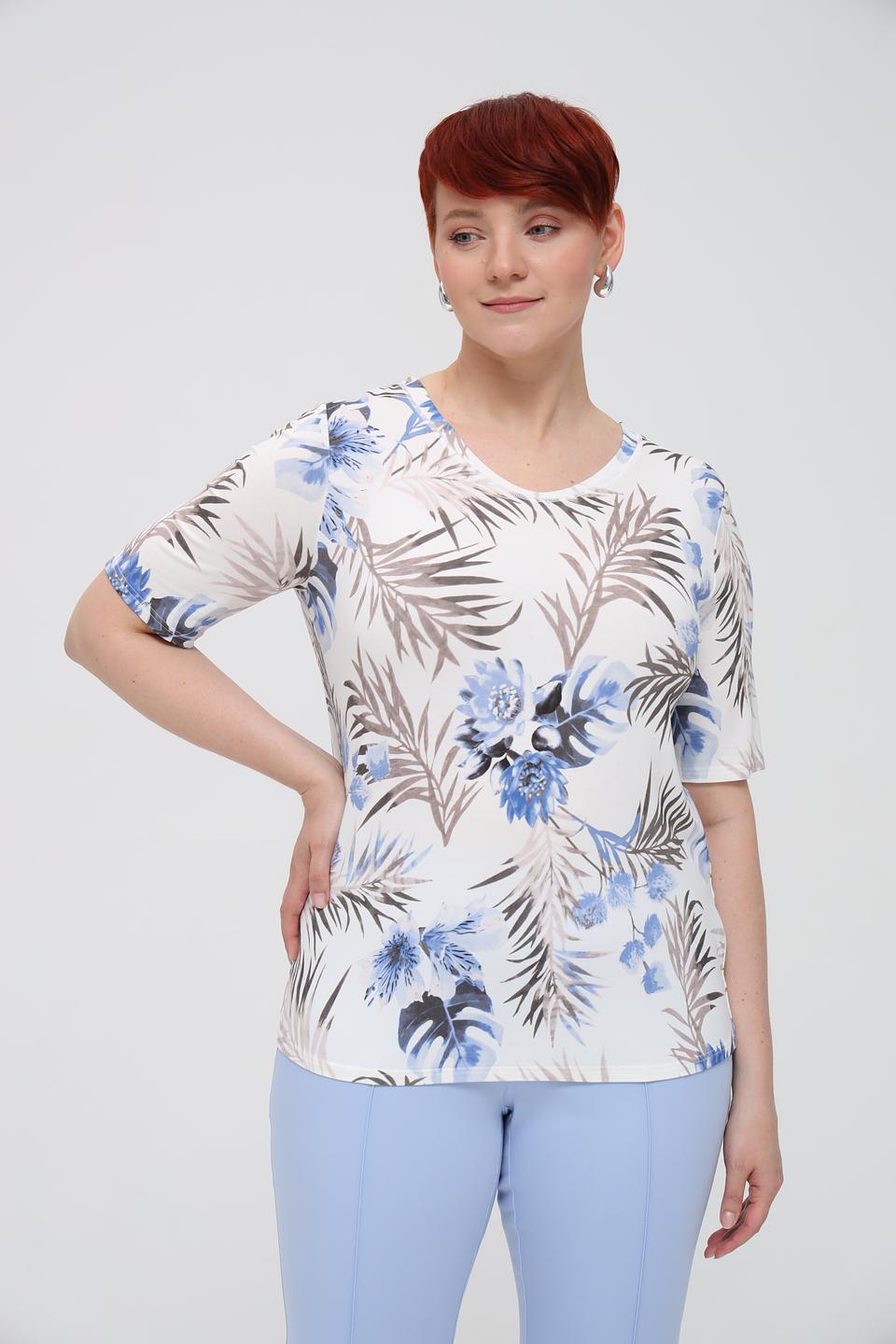 Футболка Frank Walder с цветочным принтом