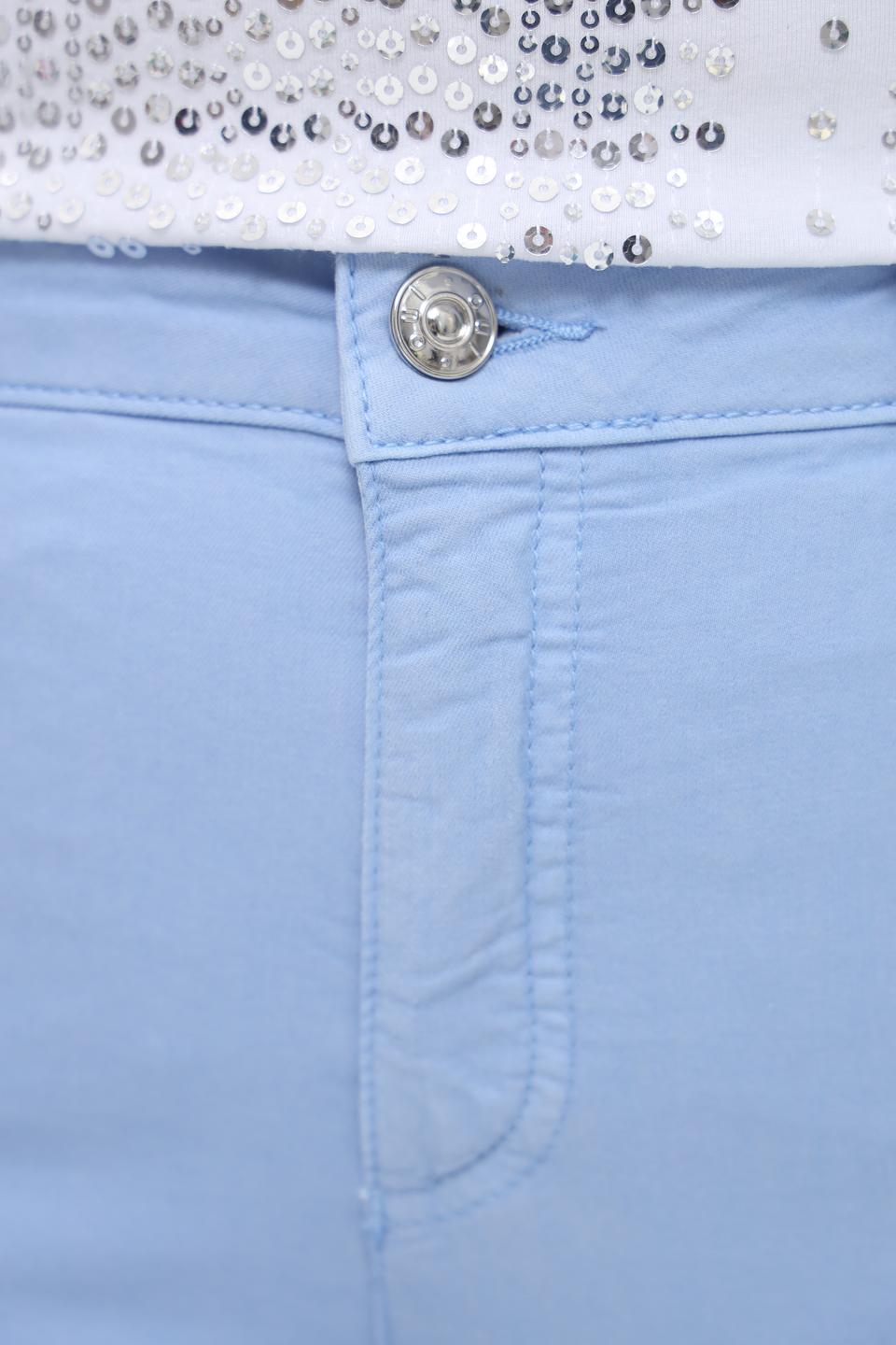 Брюки кл Oui женские голубые