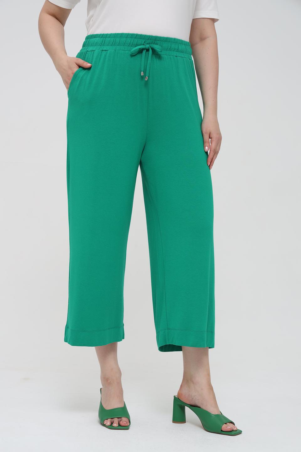 Брюки кюлоты Via Appia зелёные