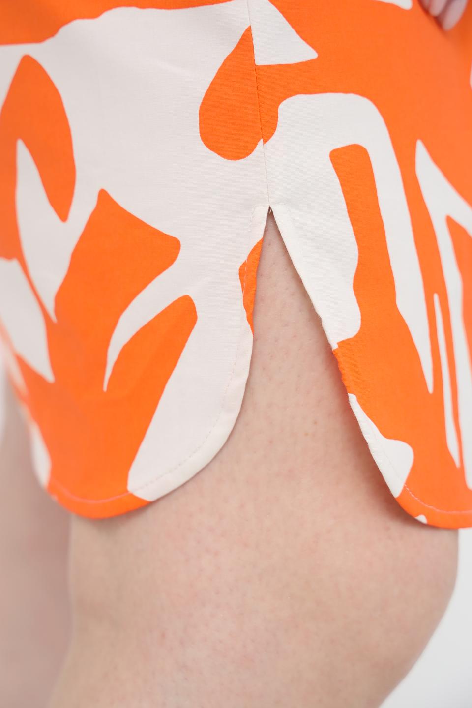 Платье Rabe collection с принтом оранжевый