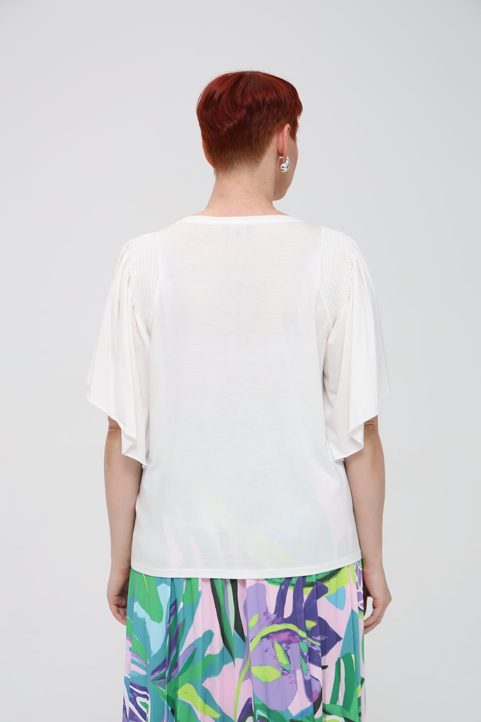 Блуза Monari с рукавами-воланами