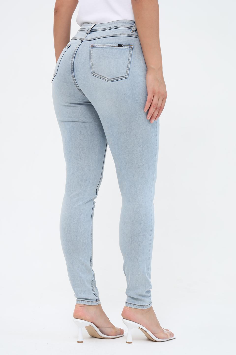 Джинсы Taifun с высокой посадкой голубые