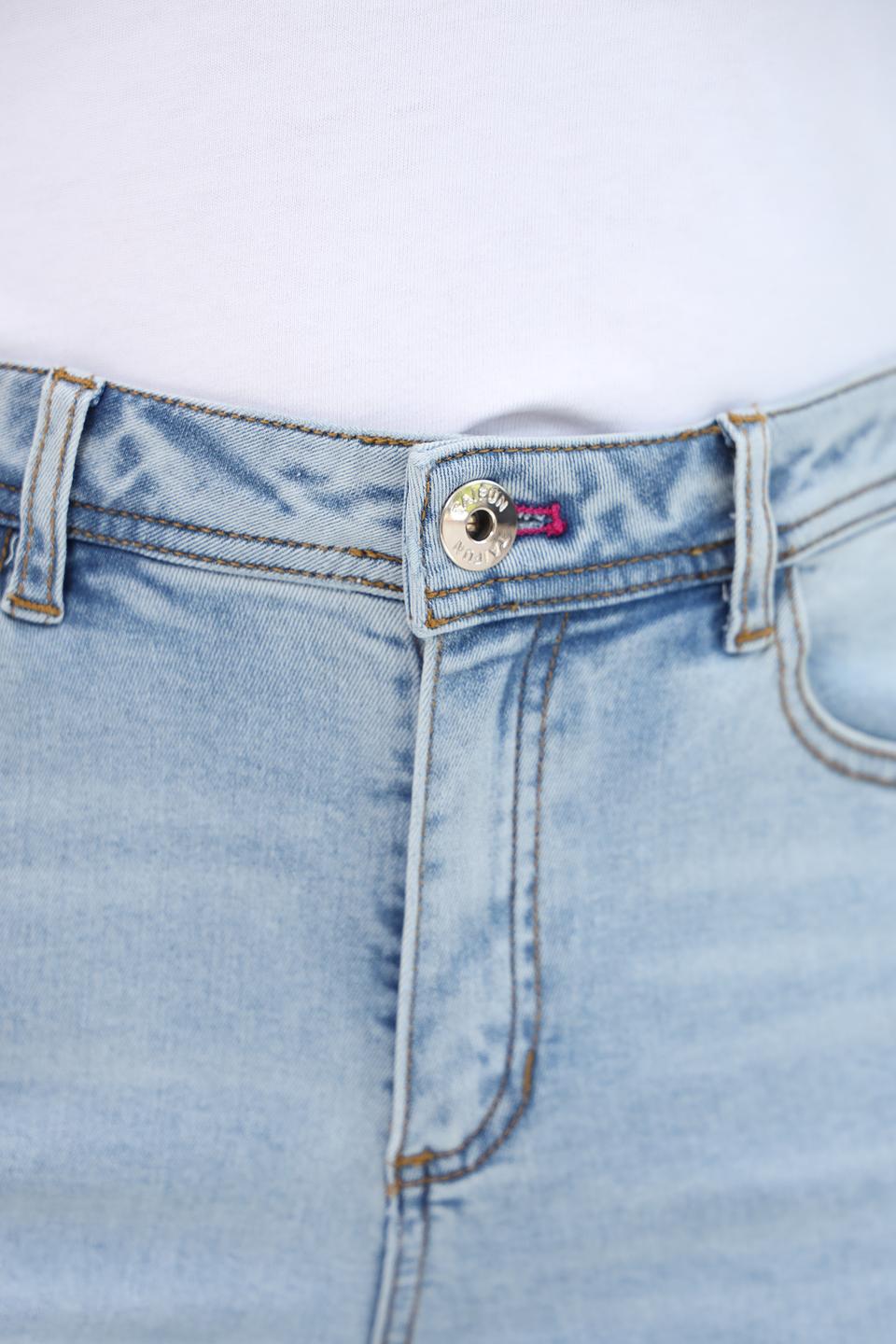 Джинсы Taifun с высокой посадкой голубые