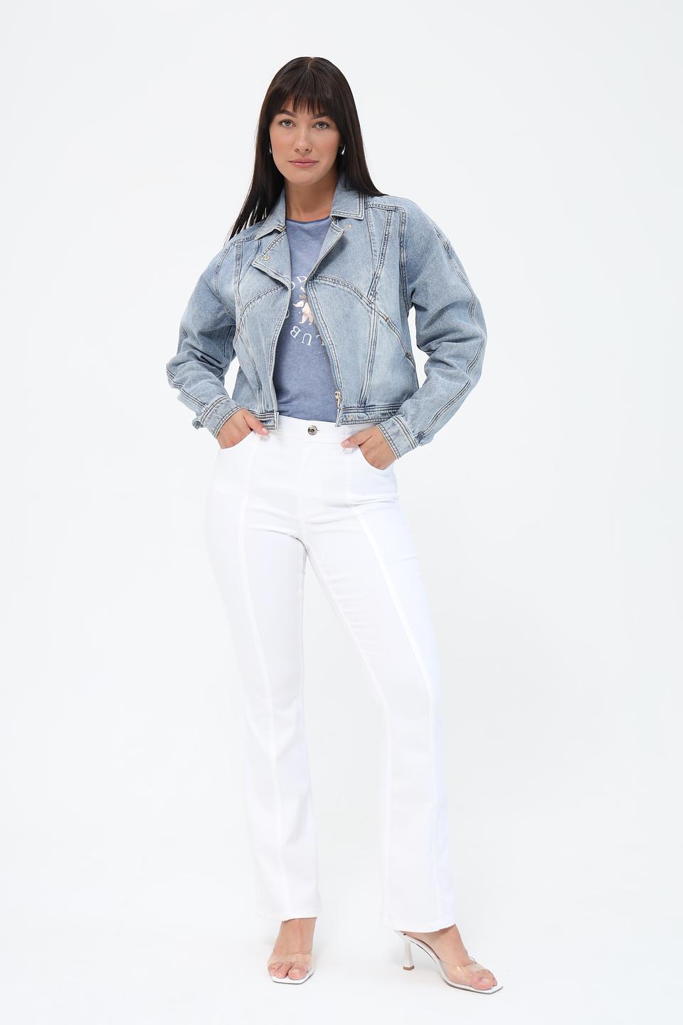 Джинсы Taifun прямые белые