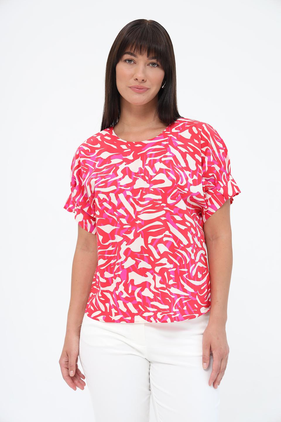 Блуза Taifun с принтом